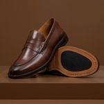 Sapato Masculino Loafer Ancona Chocolate
