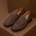 Sapato Loafer Masculino Ancona Camurça Terra