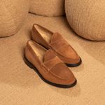 Mocassim Feminino Ornella Havana Suede