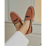 Sapato Feminino Loafer Belgian Lily Coral