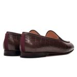 Sapato Feminino Loafer Costanza Café Croco