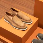 Mocassim de Couro Nuts Solado de Borracha