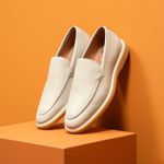 Mocassim de Couro Ice Solado de Borracha