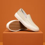 Sapatênis Masculino Slip-on de Couro Ice
