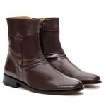 Bota Social Masculina Café 7024