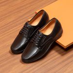Clássico Mocassim Preto 085 Com cadarço