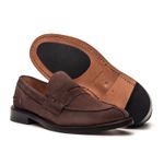 Sapato Loafer Masculino Ancona Camurça Terra
