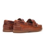 Mocassim Náutico Feminino Positano de Couro Whisky