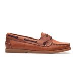 Mocassim Náutico Feminino Positano de Couro Whisky
