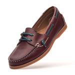 Mocassim Náutico Feminino Positano de Couro Conhaque