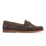 Mocassim Náutico Feminino Positano de Couro Suede Smoke