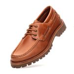 Mocassim Náutico Feminino Couro Whisky