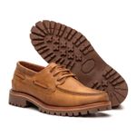 Mocassim Náutico Feminino Couro Castor