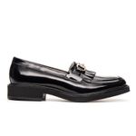 Loafer Feminino Cortona Couro Preto