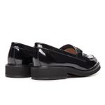 Loafer Feminino Cortona Couro Preto