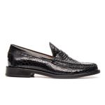 Mocassim Feminino Ornella Couro Verniz Preto
