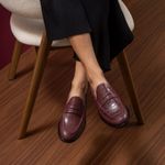 Mocassim Feminino Ornella Vinho