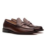 Mocassim Feminino Ornella Couro Whisky