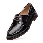 Mocassim Náutico Feminino Boboli Couro Box Preto com Solado de Couro