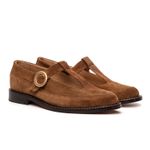 Sapato Feminino Boneca Aurora Suede Capuccino