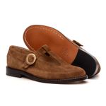 Sapato Feminino Boneca Aurora Suede Capuccino