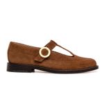 Sapato Feminino Boneca Aurora Suede Capuccino