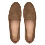 Sapato Feminino Loafer Costanza Bronze Suede