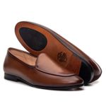 Sapato Feminino Loafer Costanza Castanho