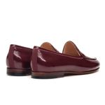 Sapato Feminino Loafer Costanza Couro Wine