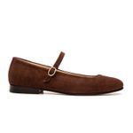 Sapatilha Feminina Domenica Couro Suede Café