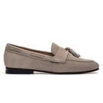 Sapato Feminino Tassel Loafer Allegra Suede Gelo Croche