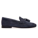 Sapato Feminino Tassel Loafer Allegra Suede Navy