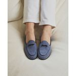 Sapato Feminino Loafer Belgian Lily Azul 
