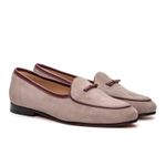 Sapato Feminino Loafer Belgian Lily Cinza