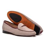 Sapato Feminino Loafer Belgian Lily Cinza