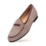 Sapato Feminino Loafer Belgian Lily Cinza