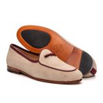 Sapato Feminino Loafer Belgian Lily Bege Copia