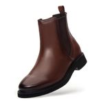 Bota Chelsea Feminina Piemonte Castanho