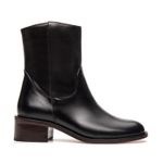 Bota Feminina Bari Couro Preta