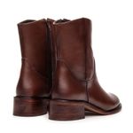 Bota Feminina Bari Couro Whisky