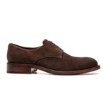 Sapato Social Derby Manzoni Camurça Café