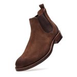 Bota Masculina Brera Chelsea Camurça Café