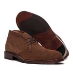 Bota Casual Trastevere Camurça Chocolate
