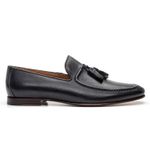 Mocassim Masculino de Couro Preto 194047