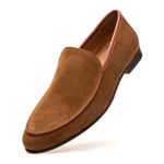 Mocassim Loafer Portofino Camurça Conhaque