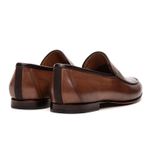 Mocassim Loafer Masculino Portofino Couro Whisky e Cabernet