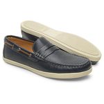 Mocassim Masculino Sider Azul Marinho 2582