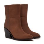 Bota Feminina Belluno Camurça Chocolate