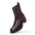 Bota Chelsea Feminina Spezia Castanho