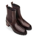 Bota Chelsea Feminina Spezia Castanho